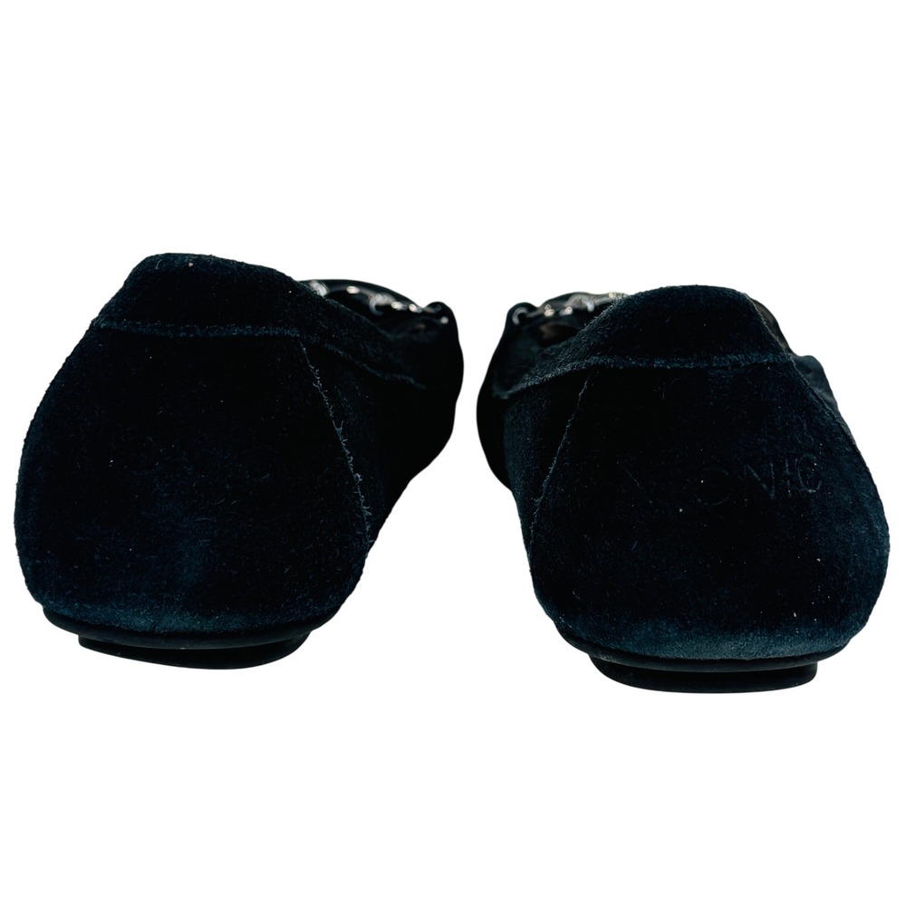 Vionic Bibiana Black Suede Horsebit Loafers Women's‎ 9 Comfort Orthotic Flats - Picture 7 of 10